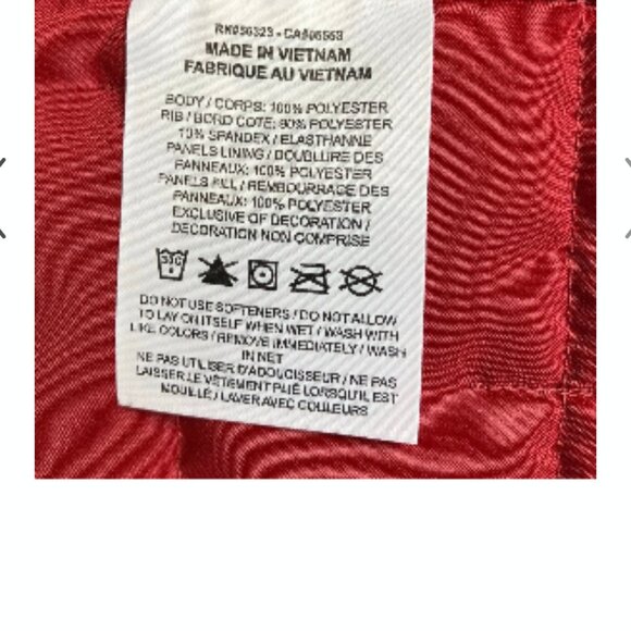 Nike Running Quilted Vest Women's M Red Therma-fit Hybrid Full Zip - Picture 4 of 10